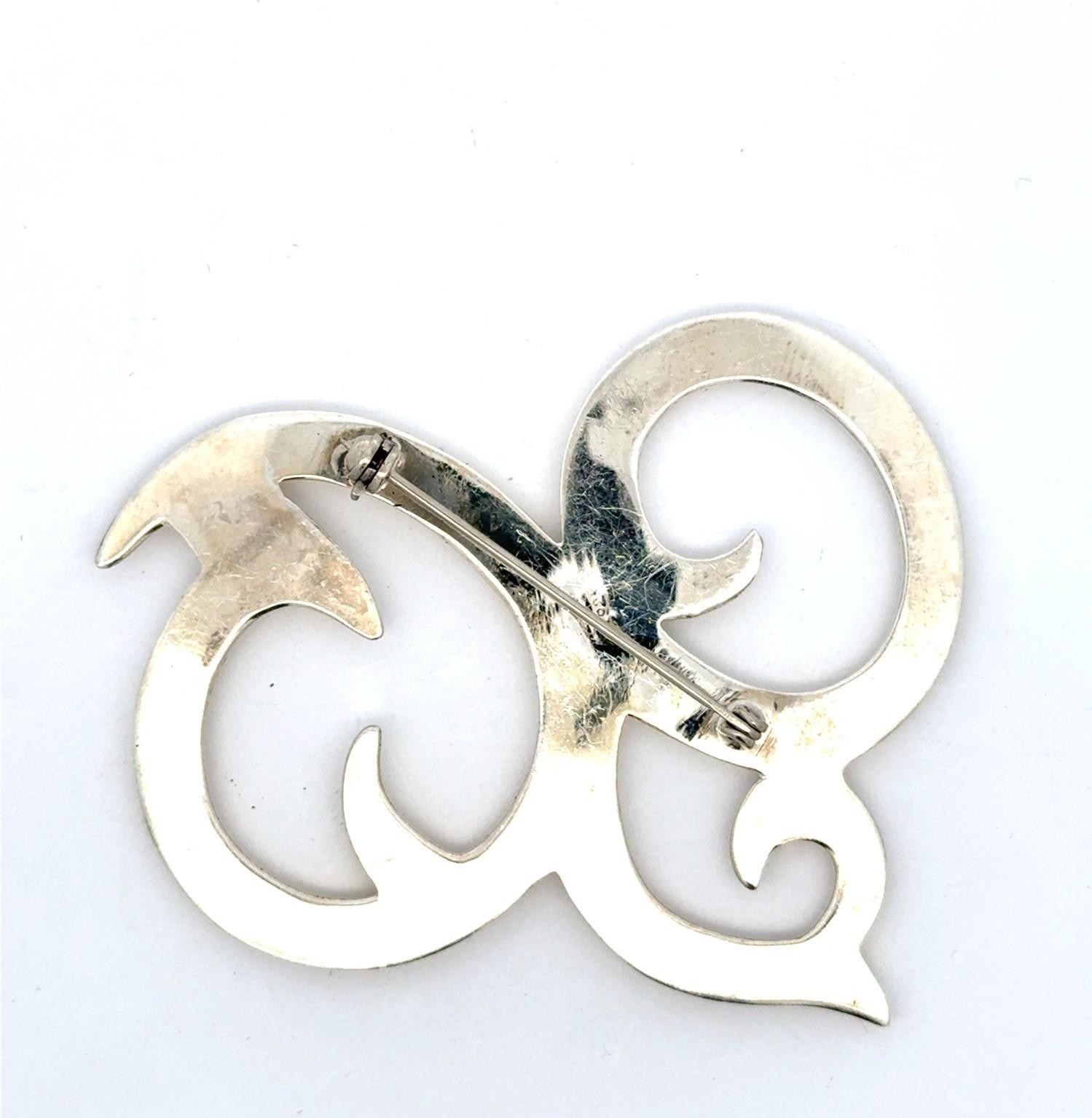 .925 Sterling Silver Pin, 10.2g - Image 3
