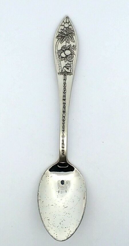 Sterling Silver Rio Grand Valley, Texas Souvenir Spoon 4 Inch 11.3 Grams