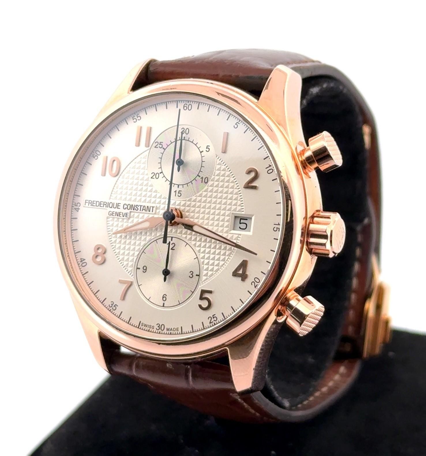 Frederique Constant Runabout Chronograph FC-393RM5B4 Automatic Swiss Wristwatch - Image 2