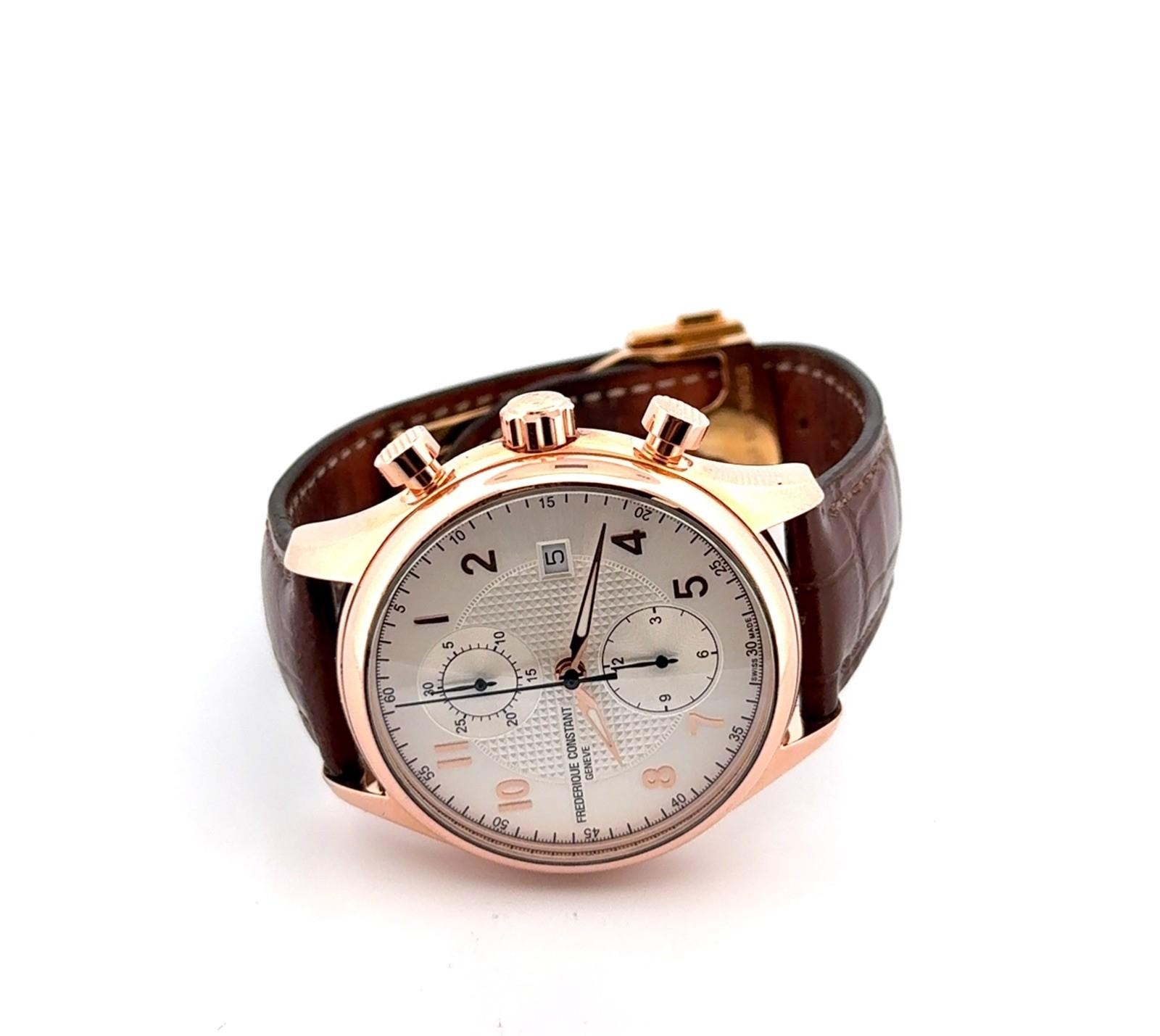 Frederique Constant Runabout Chronograph FC-393RM5B4 Automatic Swiss Wristwatch - Image 3