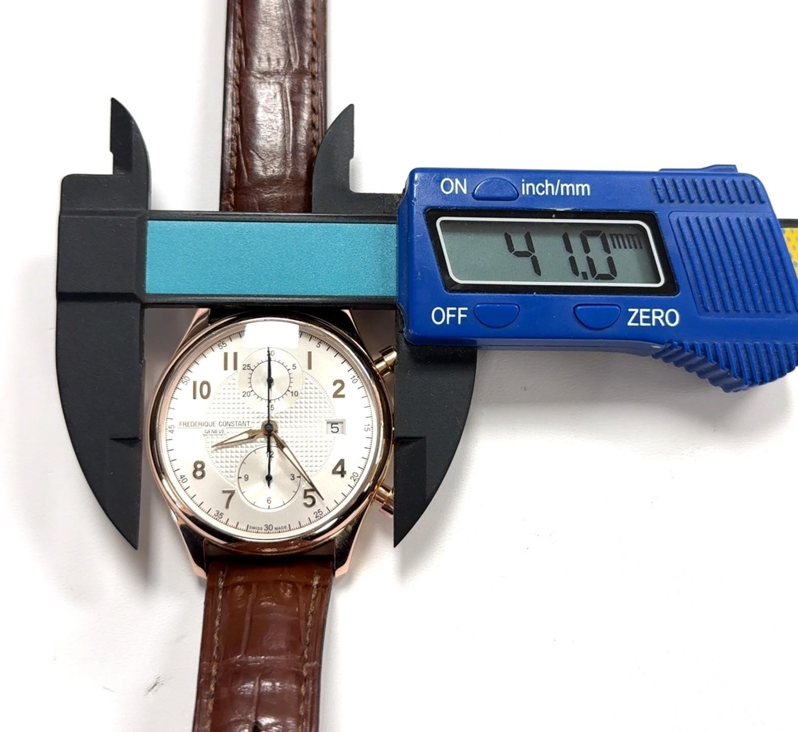 Frederique Constant Runabout Chronograph FC-393RM5B4 Automatic Swiss Wristwatch - Image 8