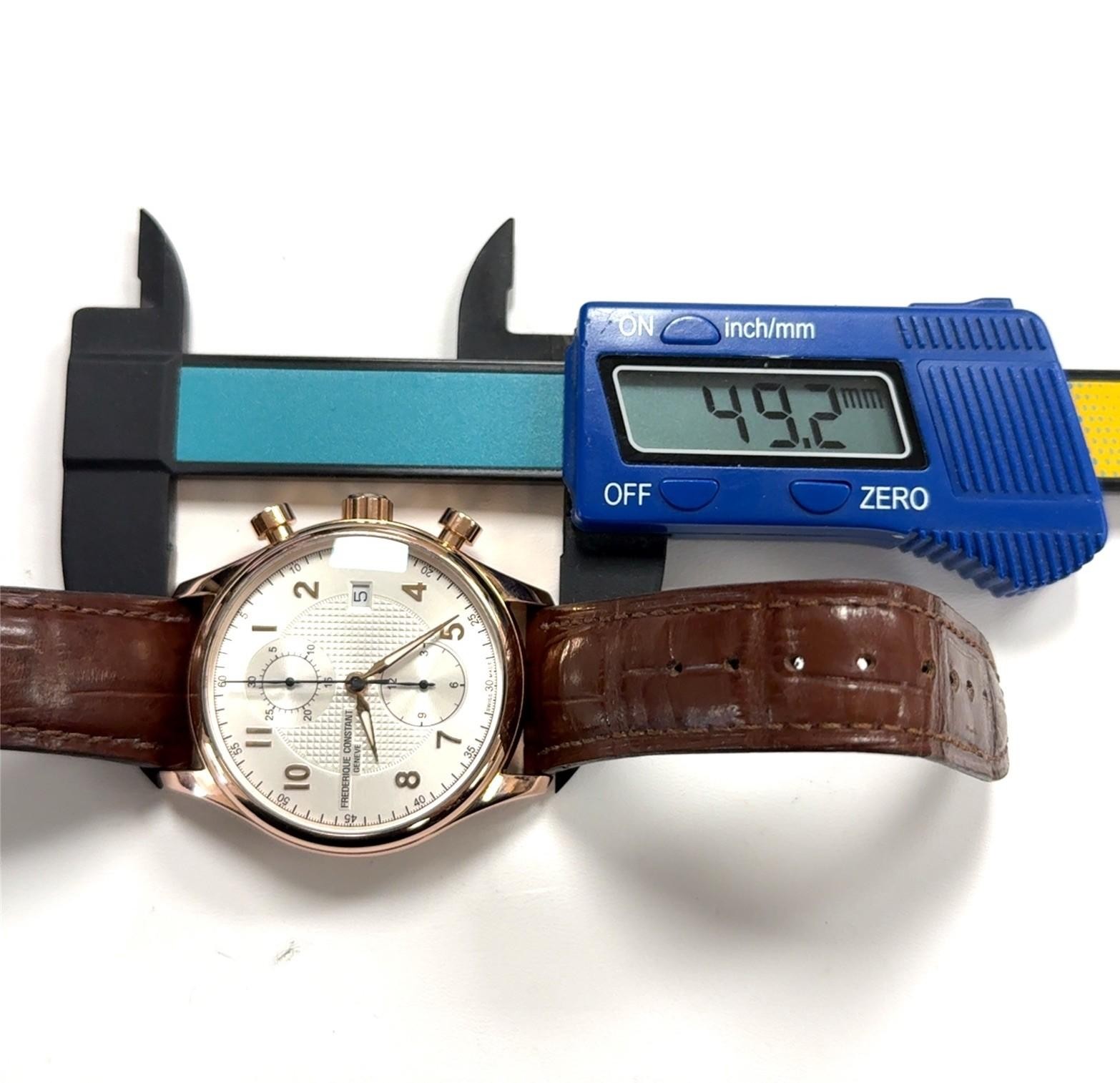 Frederique Constant Runabout Chronograph FC-393RM5B4 Automatic Swiss Wristwatch - Image 10