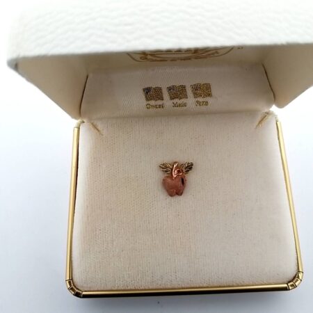 12K Stamper Hills Gold Apple Tie Clip - 0.4 Grams