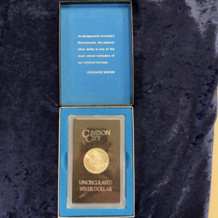 1881 Carson City GSA Hoard Uncirculated Morgan Silver Dollar with Box - No COA
