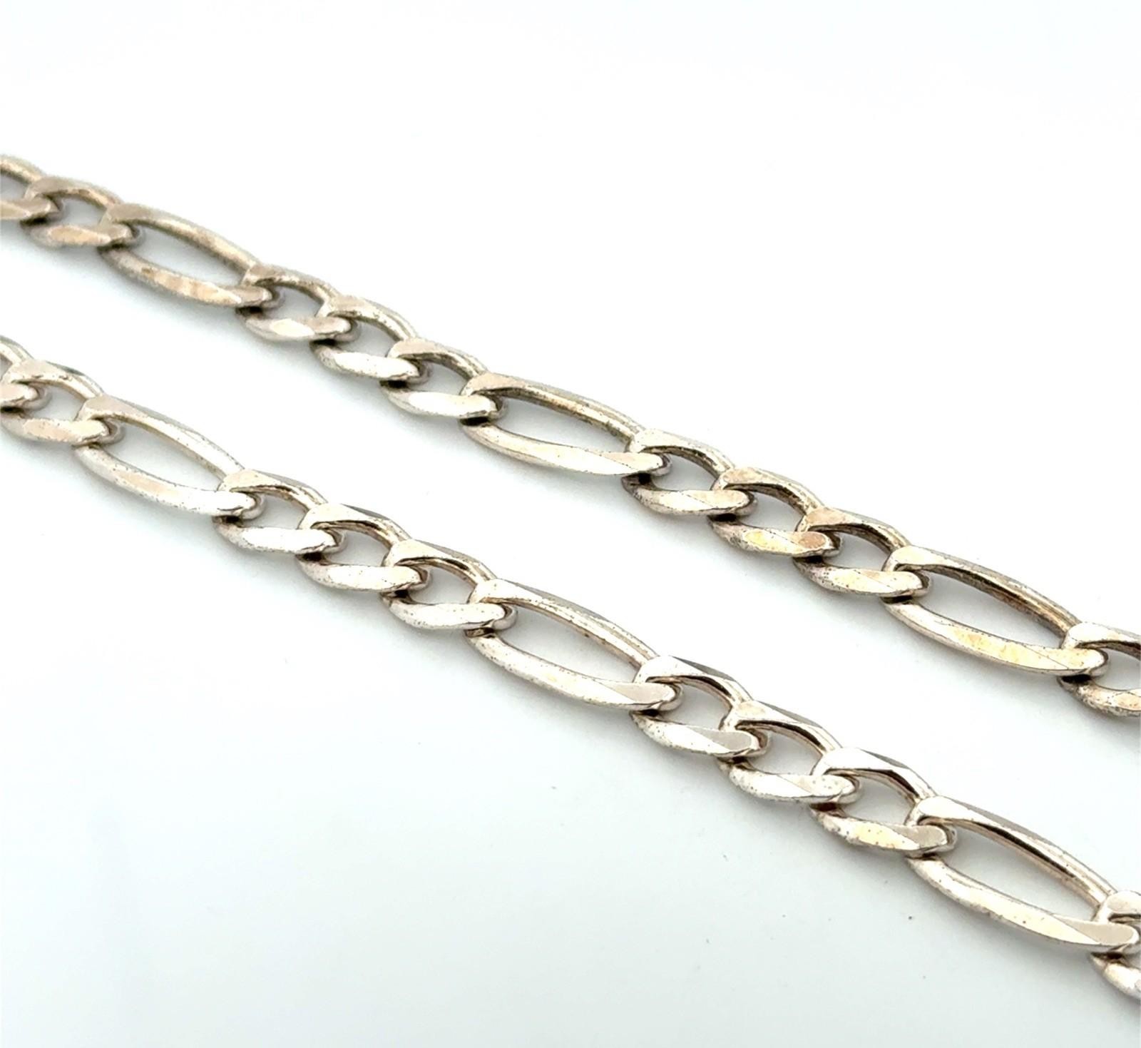 20” x 8mm Italy 925 Sterling Silver Figaro Link Chain Necklace 39.7g - Image 4