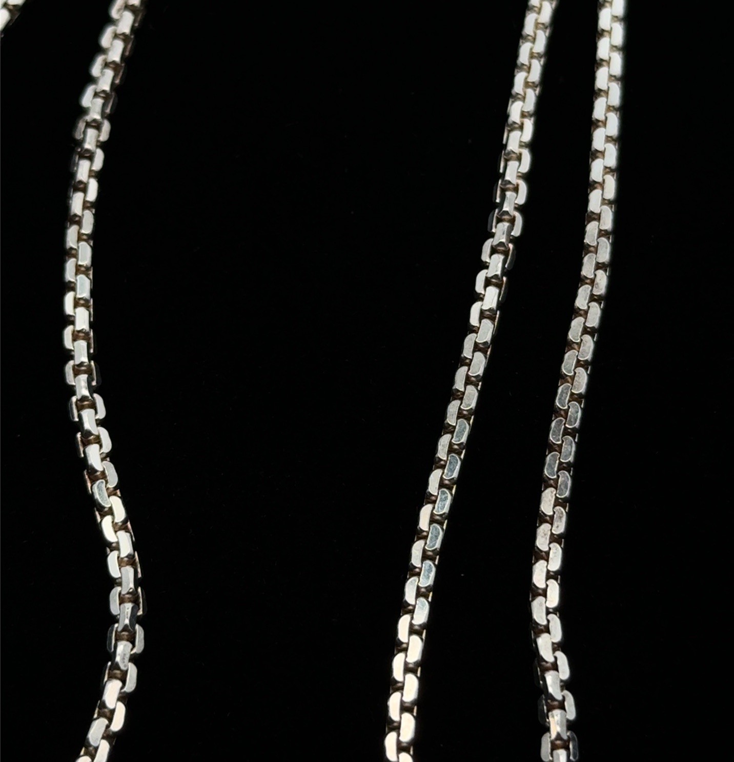 24” x 2mm KA 925 Sterling Silver Diamond Cross Pendant On Cable Necklace, 23.4g - Image 10